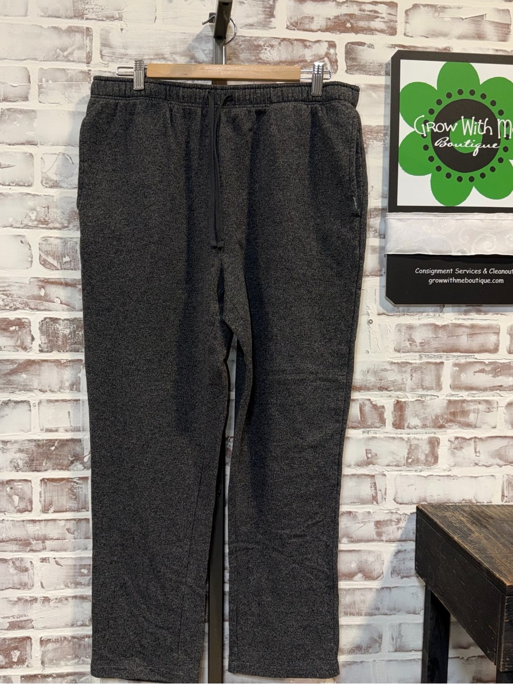 Eddie Bauer Men's Charcoal Drawstring Joggers